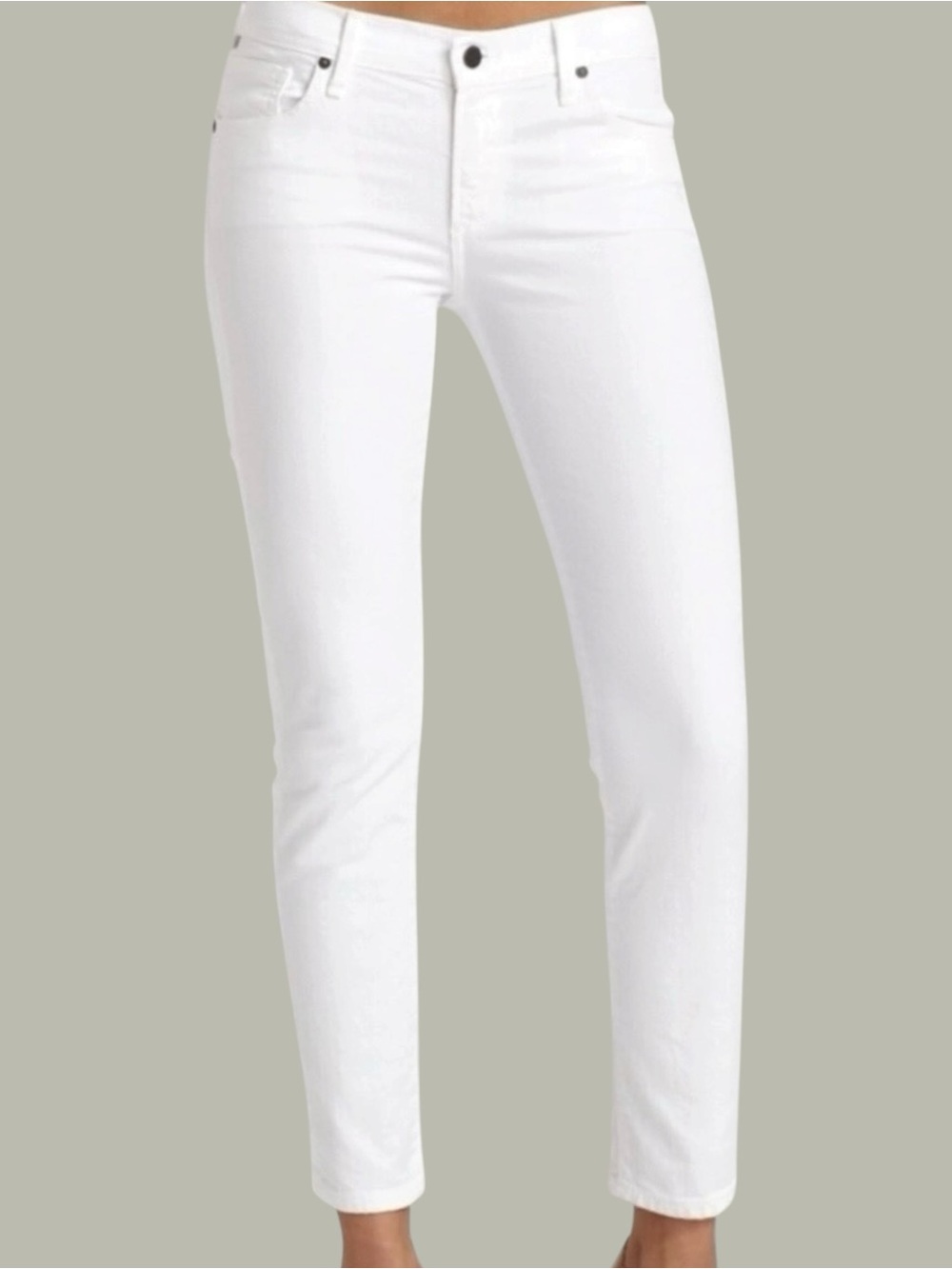 Citizens of Humanity Thompson Mid-Rise Skinny Jeans – White, Size 29
